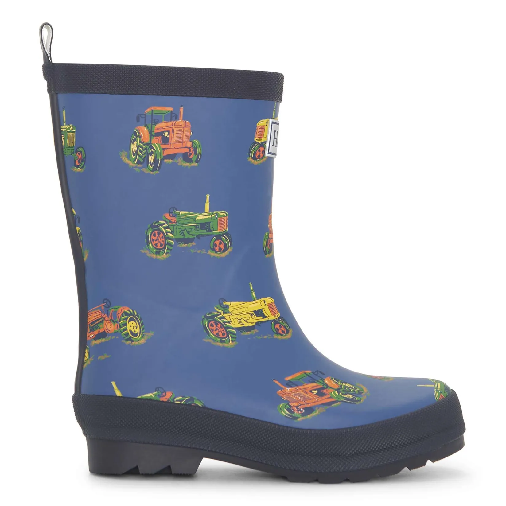 Rain Boots>Hatley Tractors Rain Boots 5-2 Navy