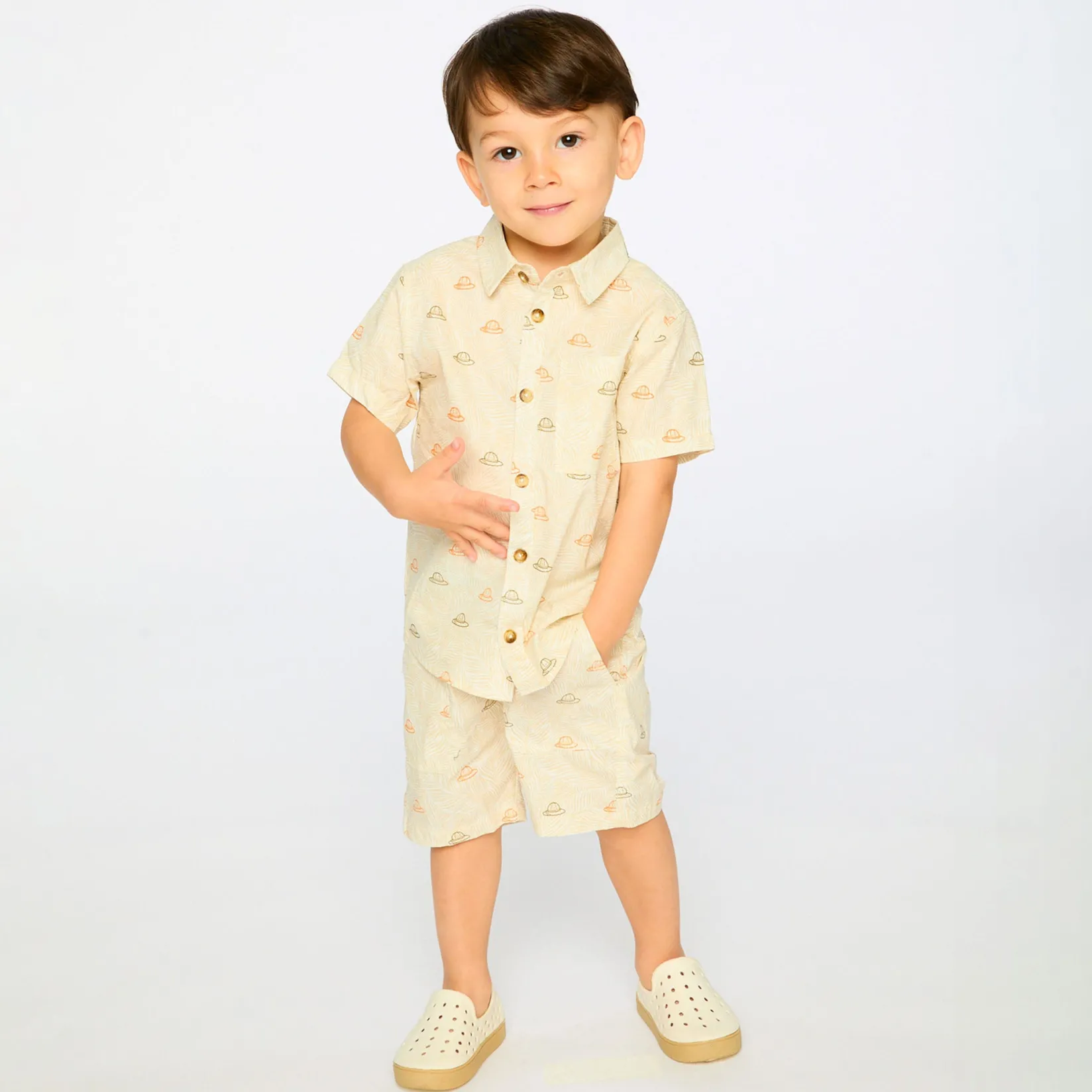 Outlet Trail Safari Shirt 3-6 Kids/BOY Tops