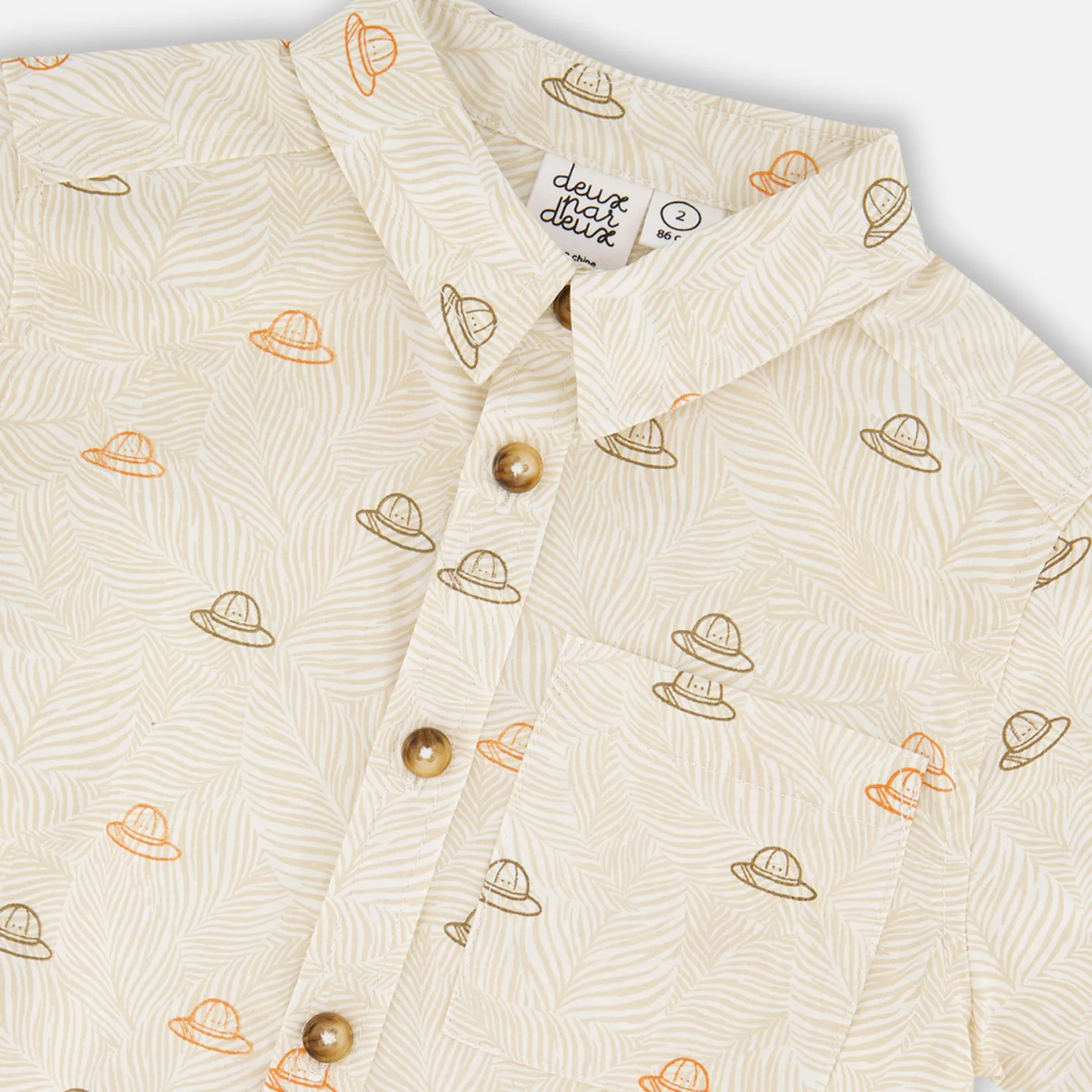 Outlet Trail Safari Shirt 3-6 Kids/BOY Tops