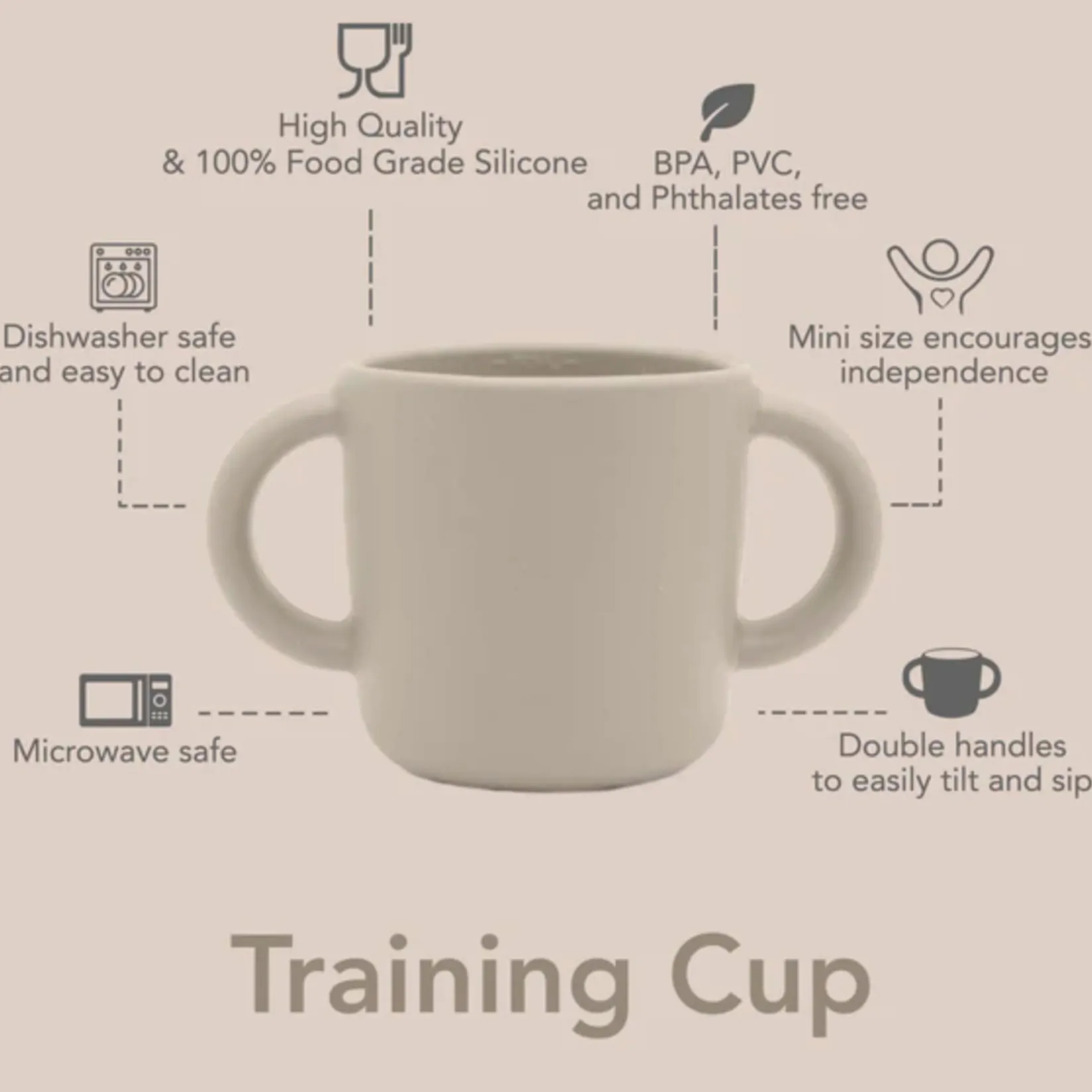 Cups & Tumblers|Cups & Tumblers>Nouka Training Cup Light Storm 8 oz