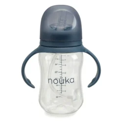 Breastfeeding|Tableware>Nouka Transitional Sippy/Weighted Straw Cup - Deep Ocean