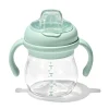 Tableware|Plates & Placemats>Oxo Tot Transitions Soft Spout Sippy Cup With Removable Handles 6oz - Opal