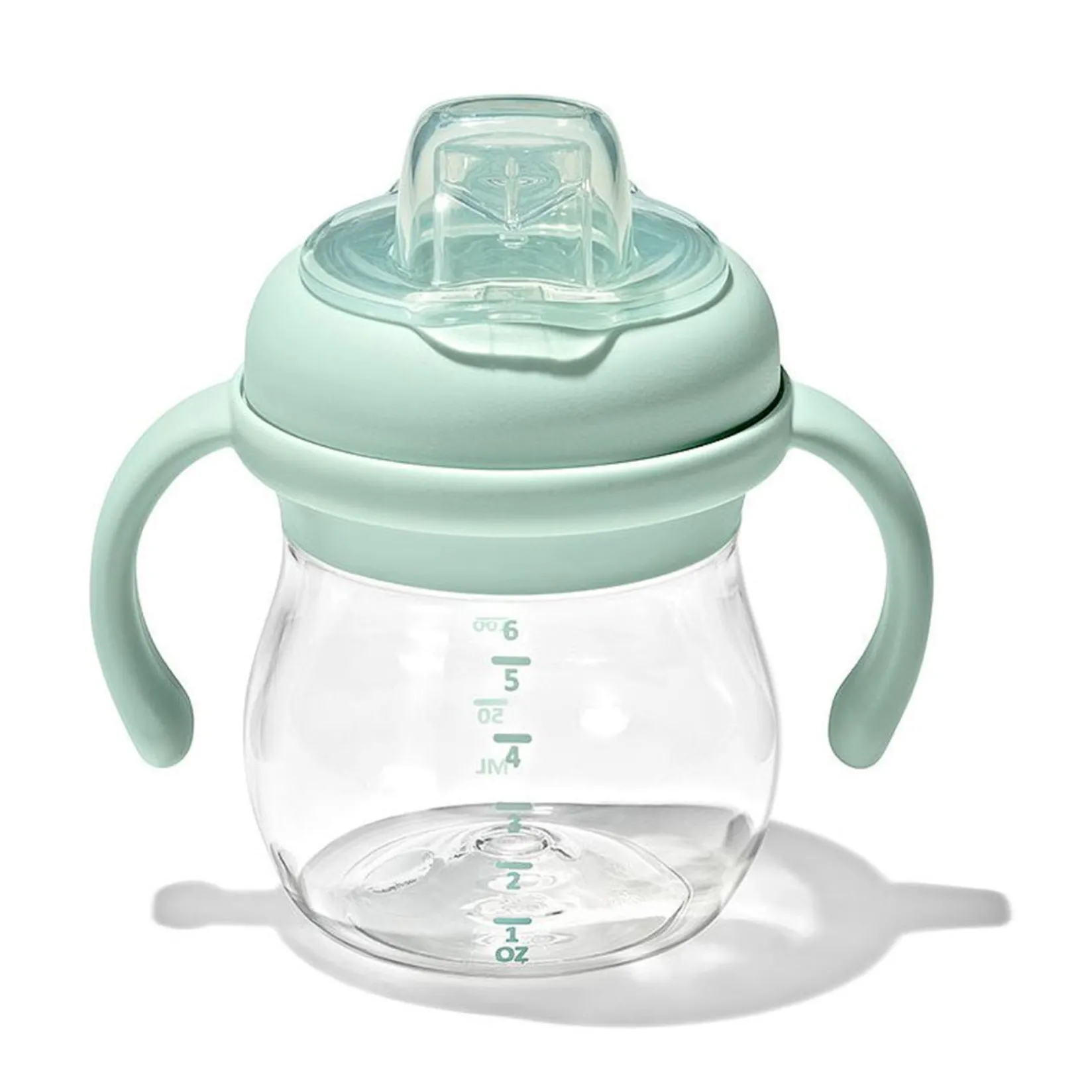 Tableware|Plates & Placemats>Oxo Tot Transitions Soft Spout Sippy Cup With Removable Handles 6oz - Opal