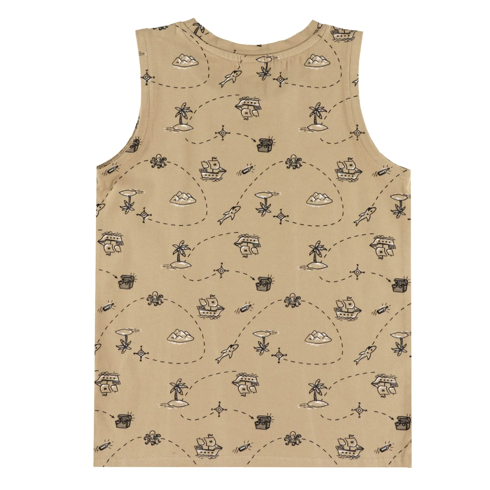 Clearance Treasure Hunt Tank Top 2-8y Kids/BOY Tops