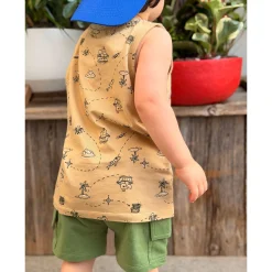 Clearance Treasure Hunt Tank Top 2-8y Kids/BOY Tops