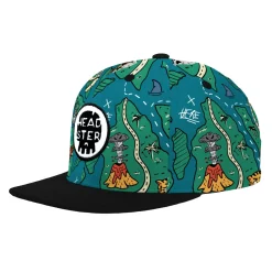 Hats And Caps>Headster Kids Treasure Map Snapback 2-16y Teal