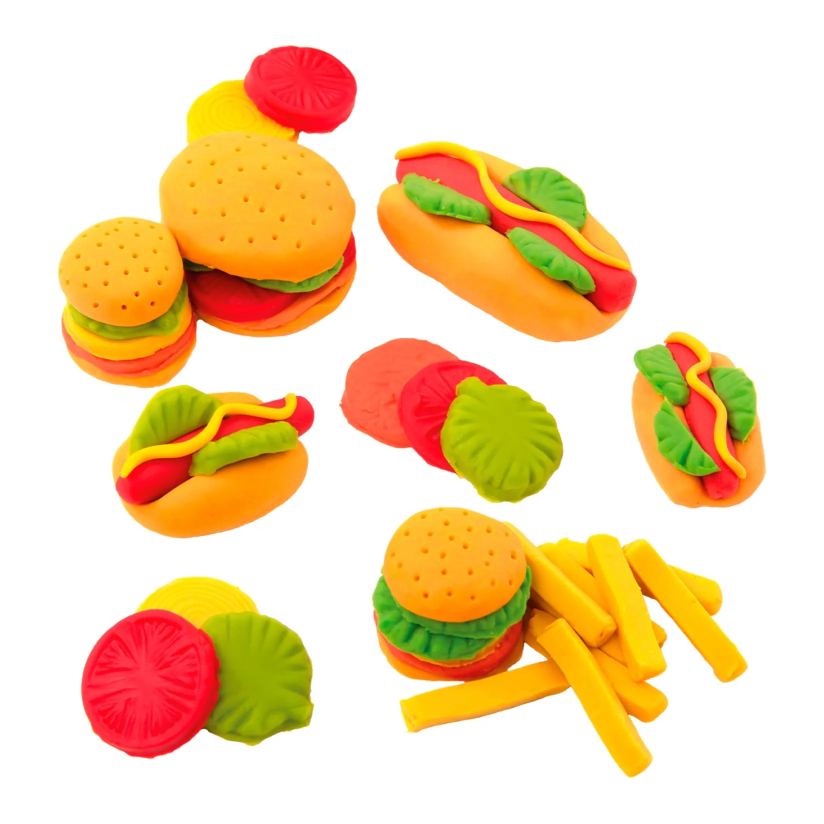 Diy & Activities>Tutti Frutti Trio Modelling Dough - Hamburgers