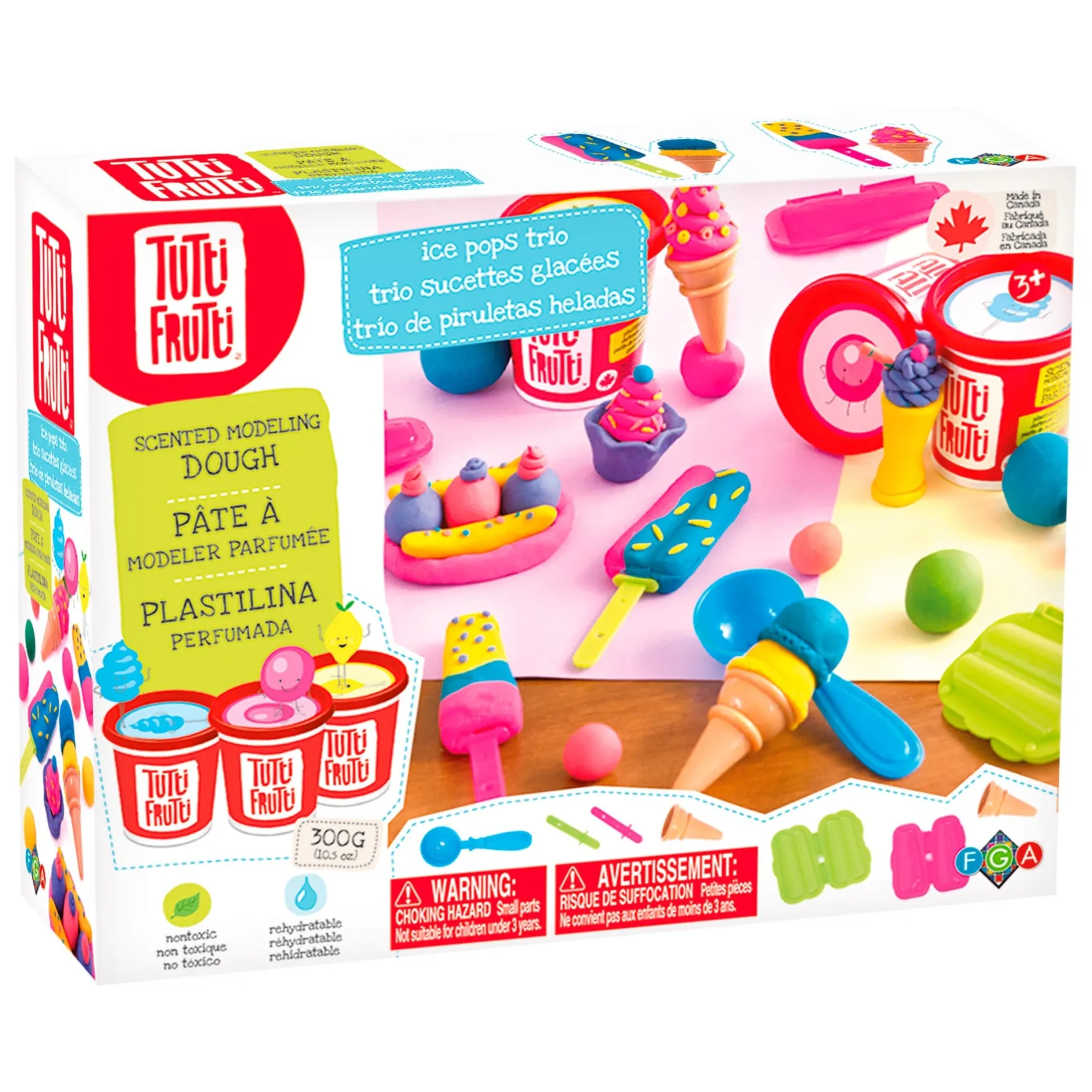 Online Trio Modelling Dough - Popsicles Kids Diy & Activities