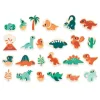 New Tropical Dino Magnets Set 24 Pieces Kids Diy & Activities