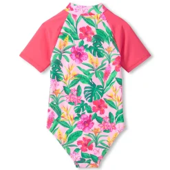 Swimsuits>Hatley Tropical Flowers Swimsuit 3-8 Pink