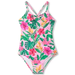 Outlet Tropical Flowers Swimsuit 3-8 Kids Swimsuits