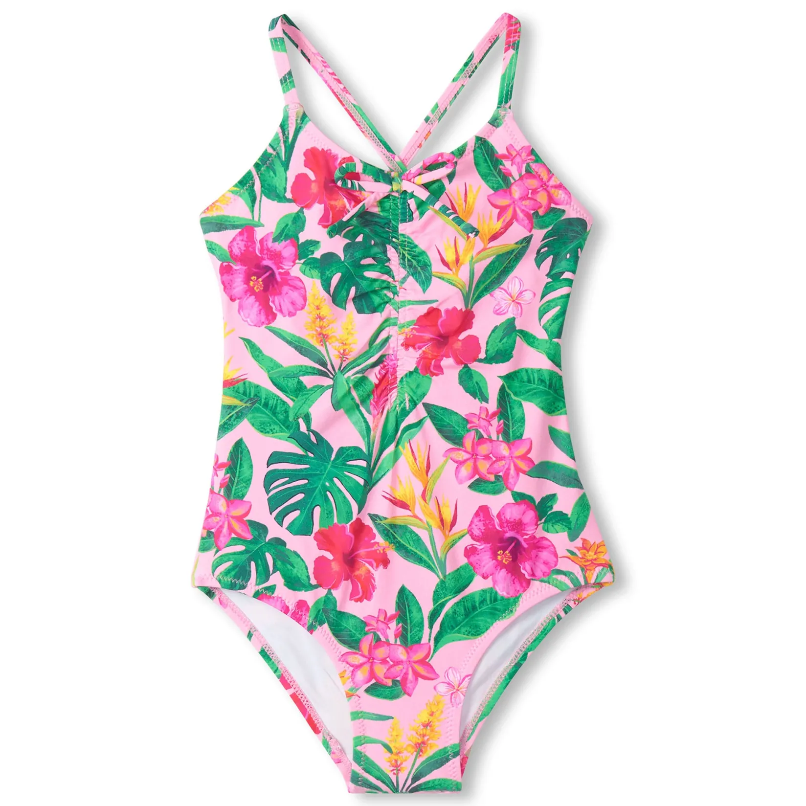 Outlet Tropical Flowers Swimsuit 3-8 Kids Swimsuits