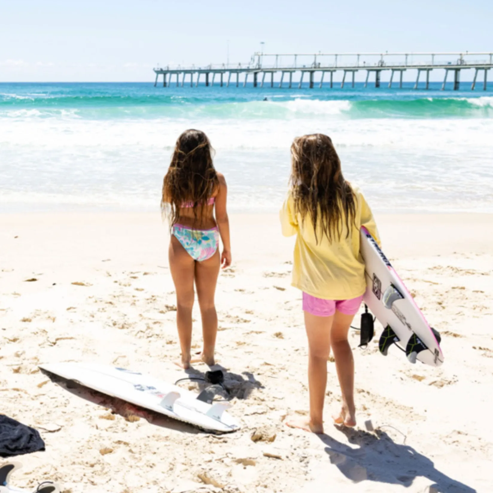 Swimsuits>Billabong Tropics Reversible Bikini 7-14 Mint