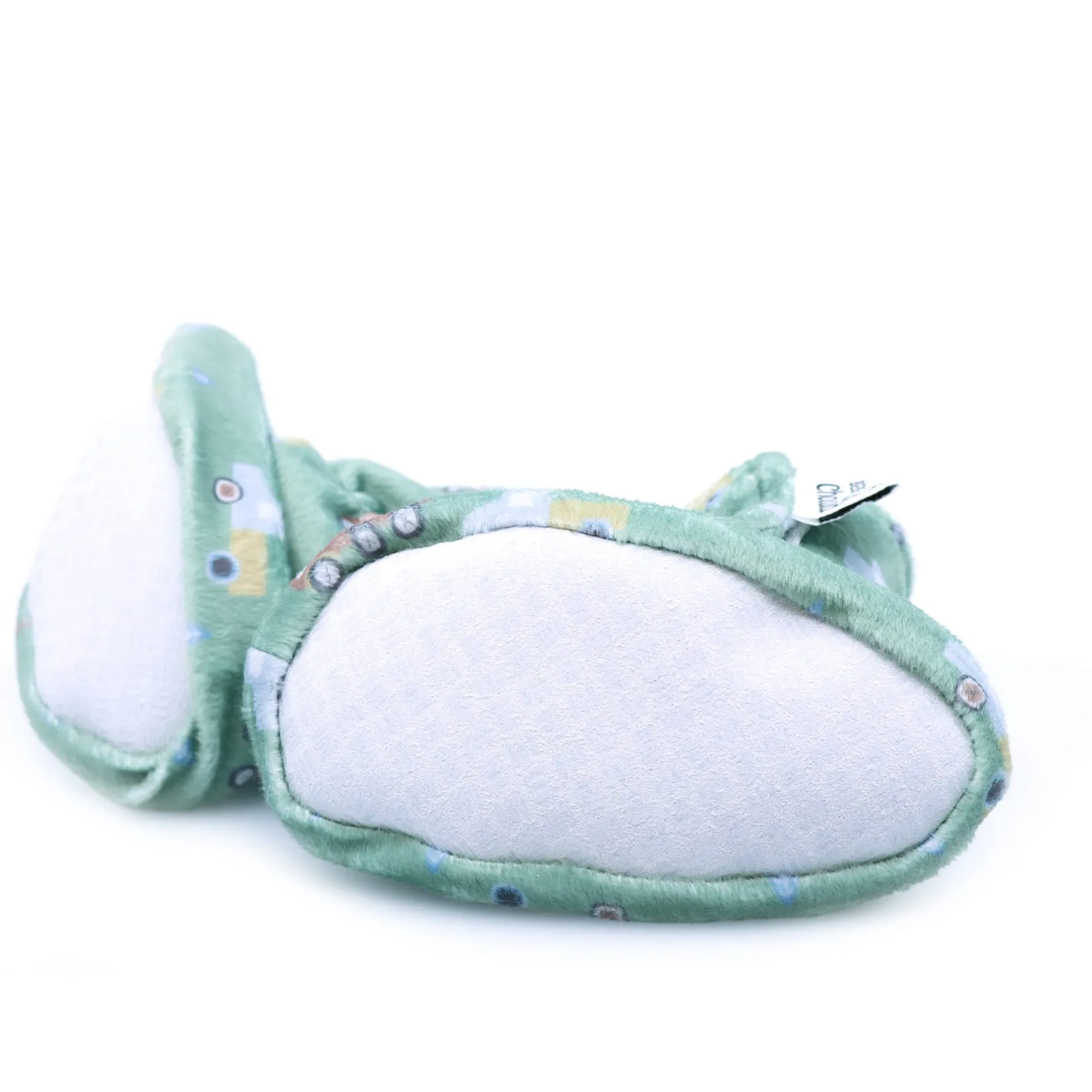 Slippers>Bebe O Chaud Truck Velux Slippers 6-18m Sage