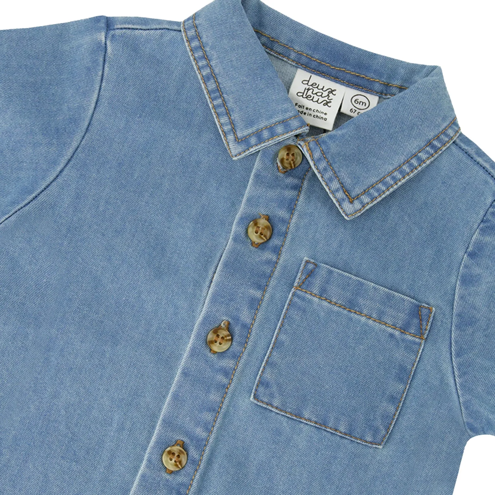 Outfit Sets>Deux par Deux Turtle 2pces Set 3-24m Blue