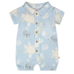 Outlet Turtle Romper 3-24m BOY Rompers & Jumpsuits