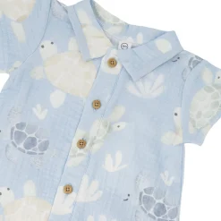 Outlet Turtle Romper 3-24m BOY Rompers & Jumpsuits