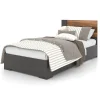 Best Twin Bed - Slate Walnut Twin, Full & Queen Beds