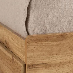 Outlet Twin Bed - Tassio Nordik Oak Twin, Full & Queen Beds