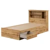Twin, Full & Queen Beds>South Shore Twin Bed and Headboard Set - Tassio Nordik Oak
