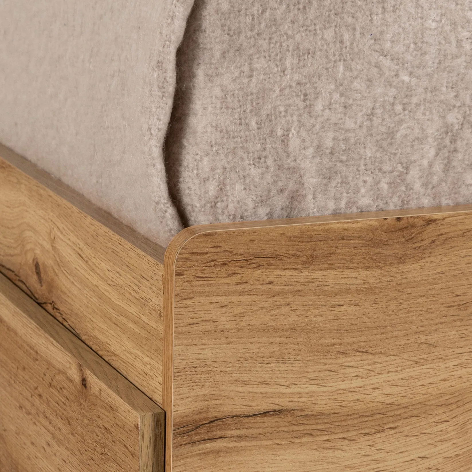 Twin, Full & Queen Beds>South Shore Twin Bed and Headboard Set - Tassio Nordik Oak