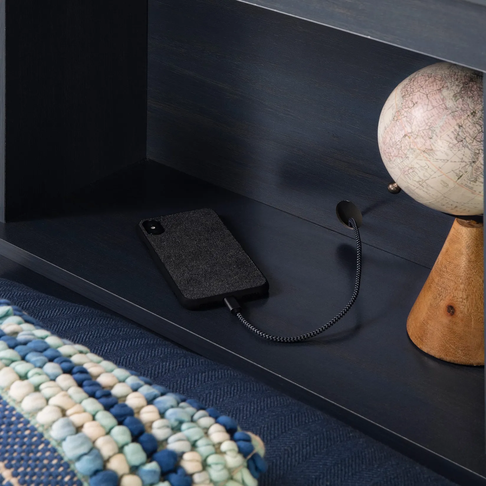 Twin, Full & Queen Beds>South Shore Twin Bed and Headboard Set - Aviron Blueberry