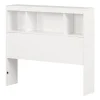 Hot Twin Bookcase Headboard - Summertime Pure White Twin, Full & Queen Beds