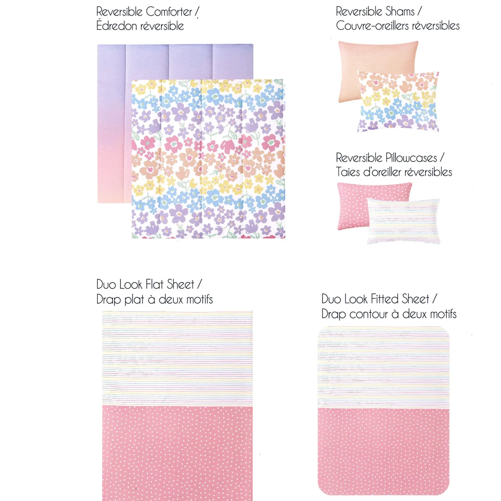 Comforters & Quilts|Twin Bedding>Literie Beco Twin Comforter Set - Flowers