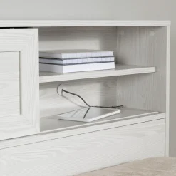 Outlet Twin Headboard - Hazen White Pine Twin, Full & Queen Beds