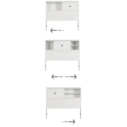 Outlet Twin Headboard - Hazen White Pine Twin, Full & Queen Beds