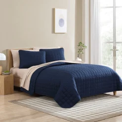 Clearance Twin Quilt Set - Navy Kids Comforters & Quilts|Twin Bedding