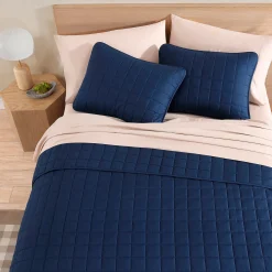Clearance Twin Quilt Set - Navy Kids Comforters & Quilts|Twin Bedding