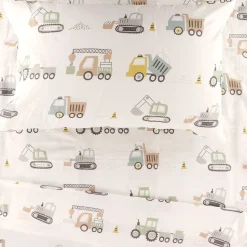Twin Bedding|Sheets>Textile City inc Twin Sheet Set - trucks