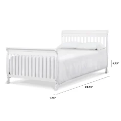 Toddler Rails|Cribs & Mattresses>Million Dollar Baby Twin/Full Size Bed Conversion Kit - White