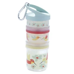 Snack Bags & Containers|Tableware>Sugarbooger Twist & Snack Stacker - Hummingbird