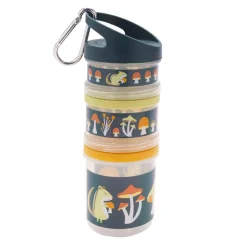 New Twist & Snack Stacker - Mostly Mushroom Kids Snack Bags & Containers|Tableware