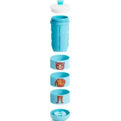 Twisty 9oz Sippy Cup - Blue Animal Kids Breastfeeding|Tableware