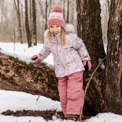 Outlet Two-Piece Snowsuit Flowers 2-6 years Kids Outerwear|Snowsuits