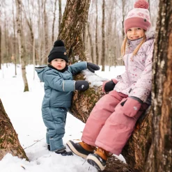 Outlet Two-Piece Snowsuit Flowers 2-6 years Kids Outerwear|Snowsuits