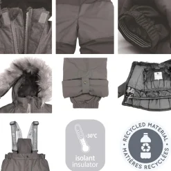 Outlet Two-Piece Snowsuit Flowers 2-6 years Kids Outerwear|Snowsuits