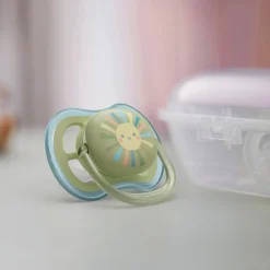 Outlet Ultra Air Pacifier 0-6m Smiling Sun / Blue Rainbow 2-pack Pacifiers & Clips|Pacifiers & Clips