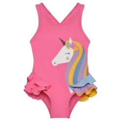 Swimsuits>Color Kids Unicorn Uv Swimsuit 2-8 Fuchsia