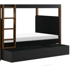 Discount Universal Twin Storage Trundle Bed - Black Twin, Full & Queen Beds