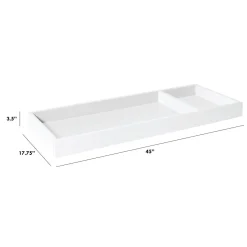 Storage Furniture>Million Dollar Baby Universal Wide Removable Changing Tray - White Finish