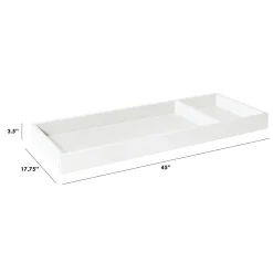 Discount Universal Wide Removable Changing Tray - Warm White Storage Furniture