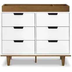 Outlet Universal Wide Removable Changing Tray - Walnut Storage Furniture