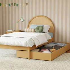 Twin, Full & Queen Beds>Babyletto Universel Twin Storage Honey