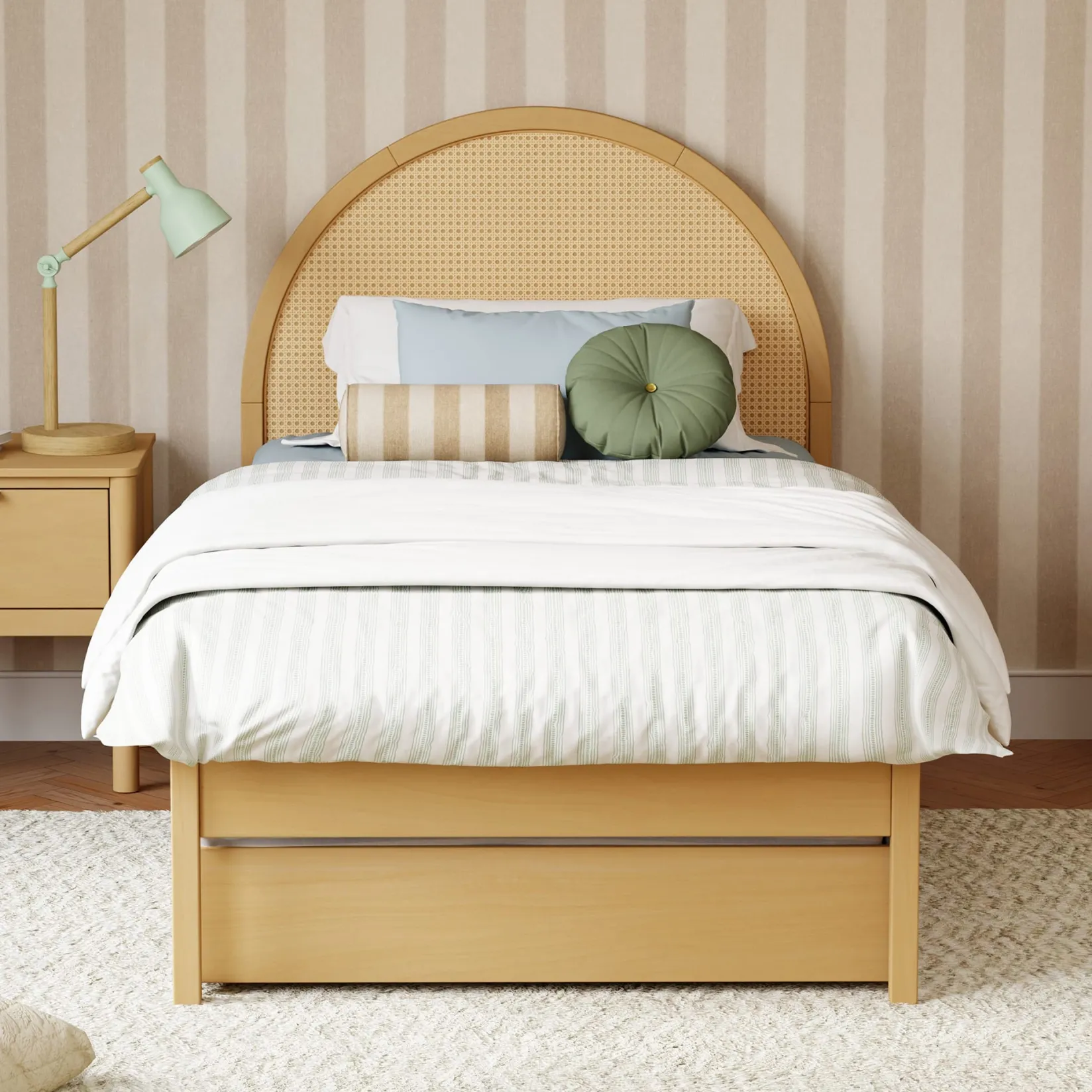 Twin, Full & Queen Beds>Babyletto Universel Twin Storage Honey