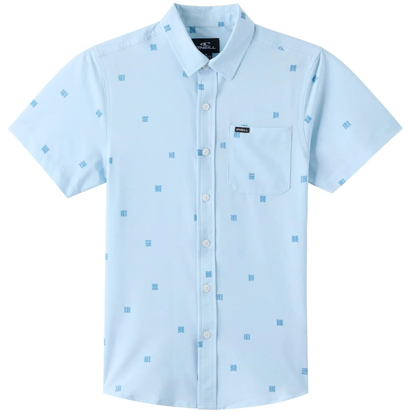 Tops>O'Neill Upf Slub Shirt 8-16 Bleu