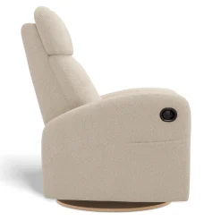 Hot Upholstered Rocking Armchair Swivel, Glider, Recliner Hailey - Beyond Sheep Cream Gliders & Rocking Chairs|Gliders & Rocking Chairs